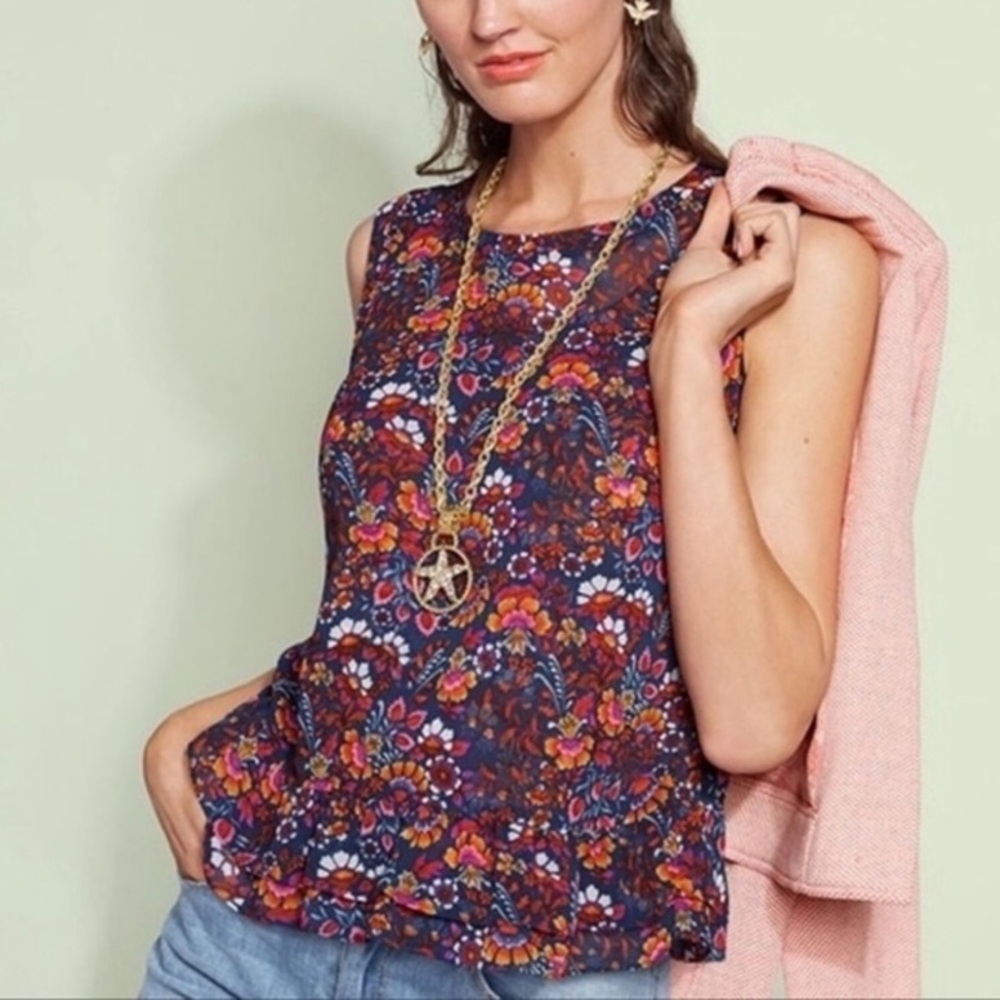 CAbi Floral Lindsey Tank